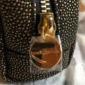 Cosmetic Bag, Gold & Black, Bare Minerals